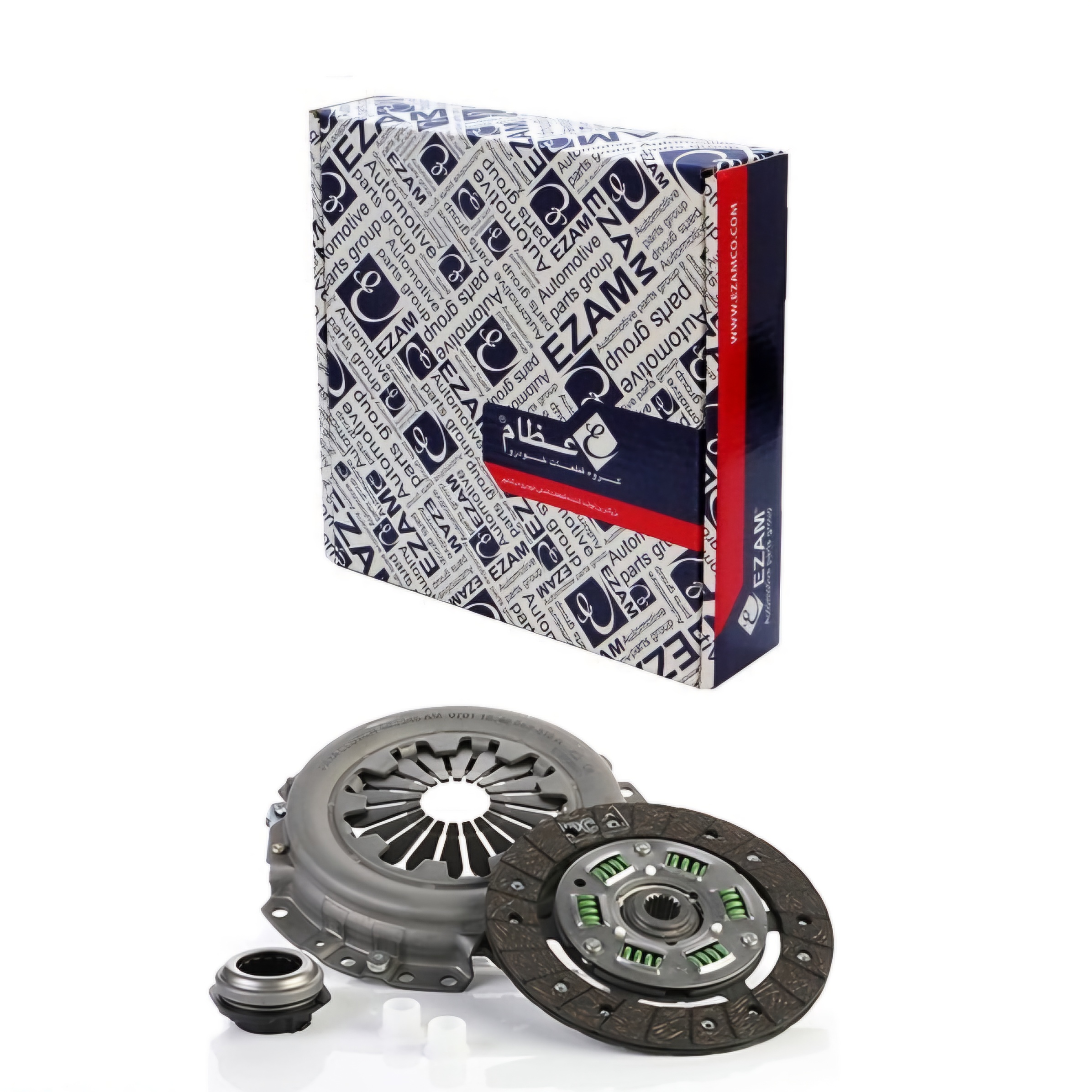 کیت کلاچ (دیسک صفحه بلبرینگ) پراید برند عظام ارتقا یافته (طرح پلاس )