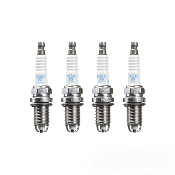 شمع دو پلاتین پایه کوتاه NGK ژاپن BKR6EK 2288 نیکل (اصلی) 4عددی