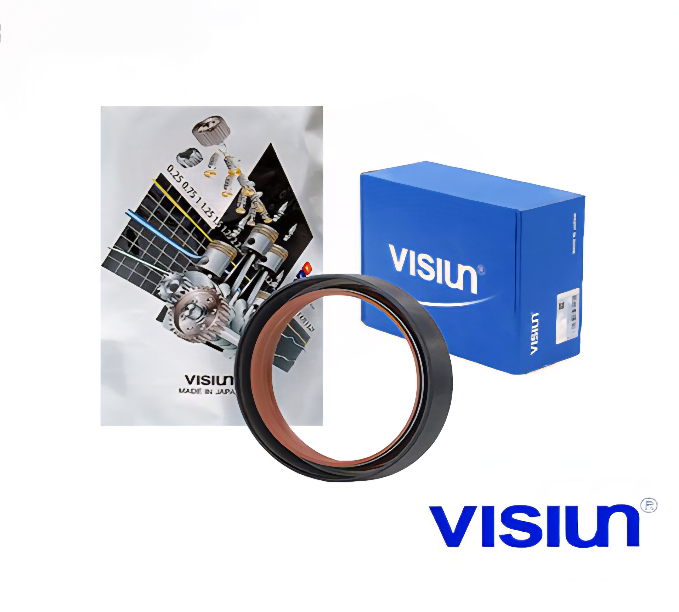 کاسه نمد عقب میل لنگ سمند موتور ملی (EF7) برند ویژن ژاپن اصل