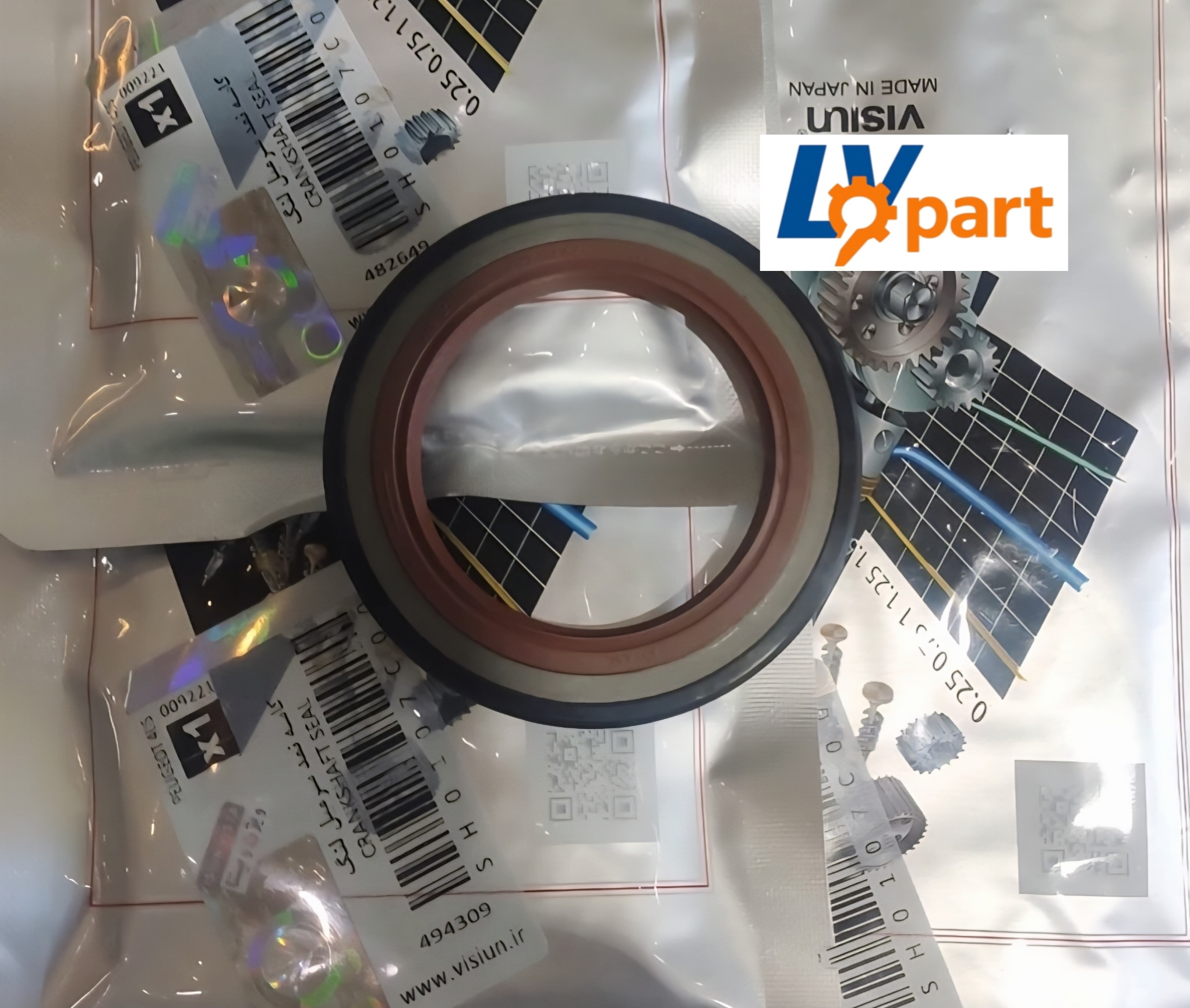 کاسه نمد سر میل لنگ پژو 405 ( visiun ) ویژن اصل ژاپن